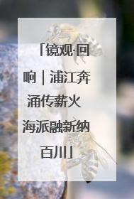 镜观·回响｜浦江奔涌传薪火 海派融新纳百川