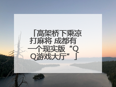 高架桥下乘凉打麻将 成都有一个现实版“QQ游戏大厅”