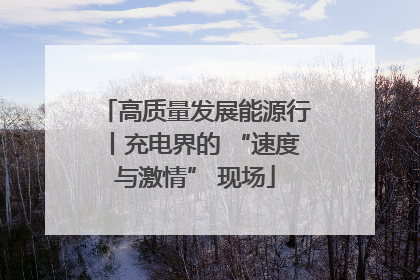 高质量发展能源行丨充电界的 “速度与激情” 现场
