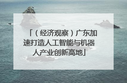 （经济观察）广东加速打造人工智能与机器人产业创新高地