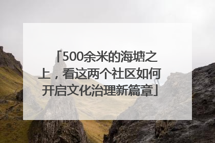 500余米的海塘之上，看这两个社区如何开启文化治理新篇章