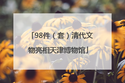 98件（套）清代文物亮相天津博物馆